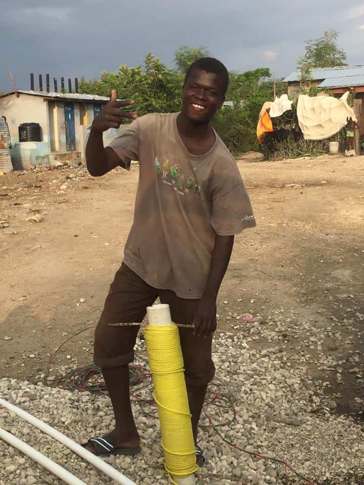 Haitian Man Well Driller